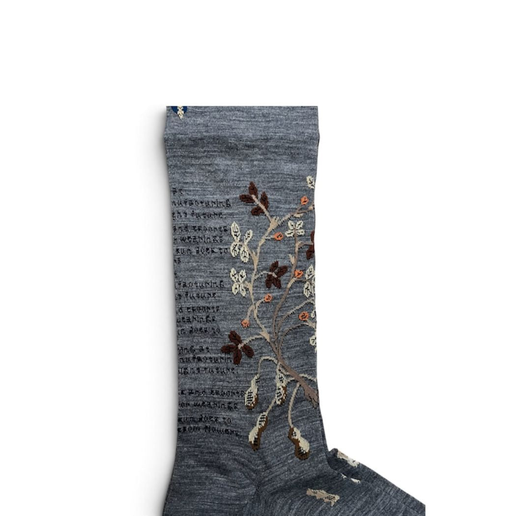 Peanut Tree High Socks - Grey - Size 36-39 AM-826HS