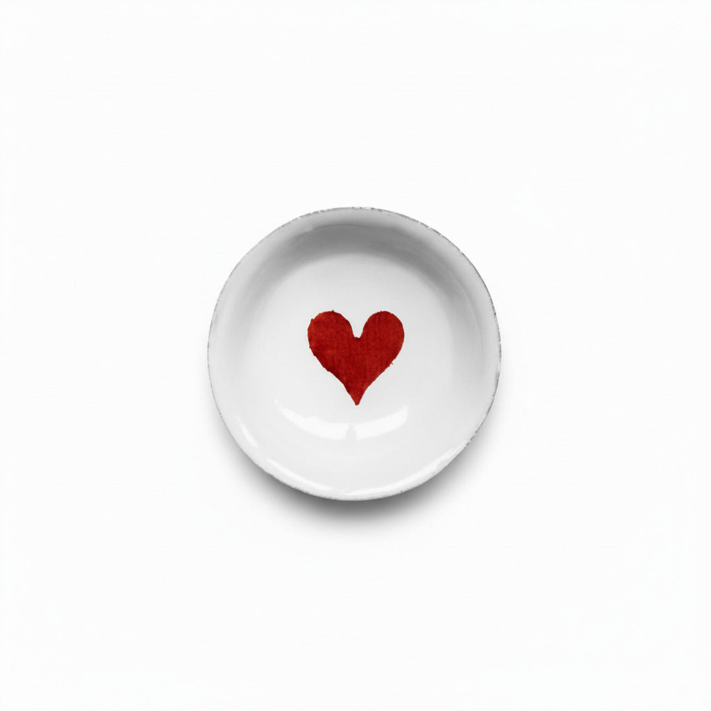 Small Red Heart Dish