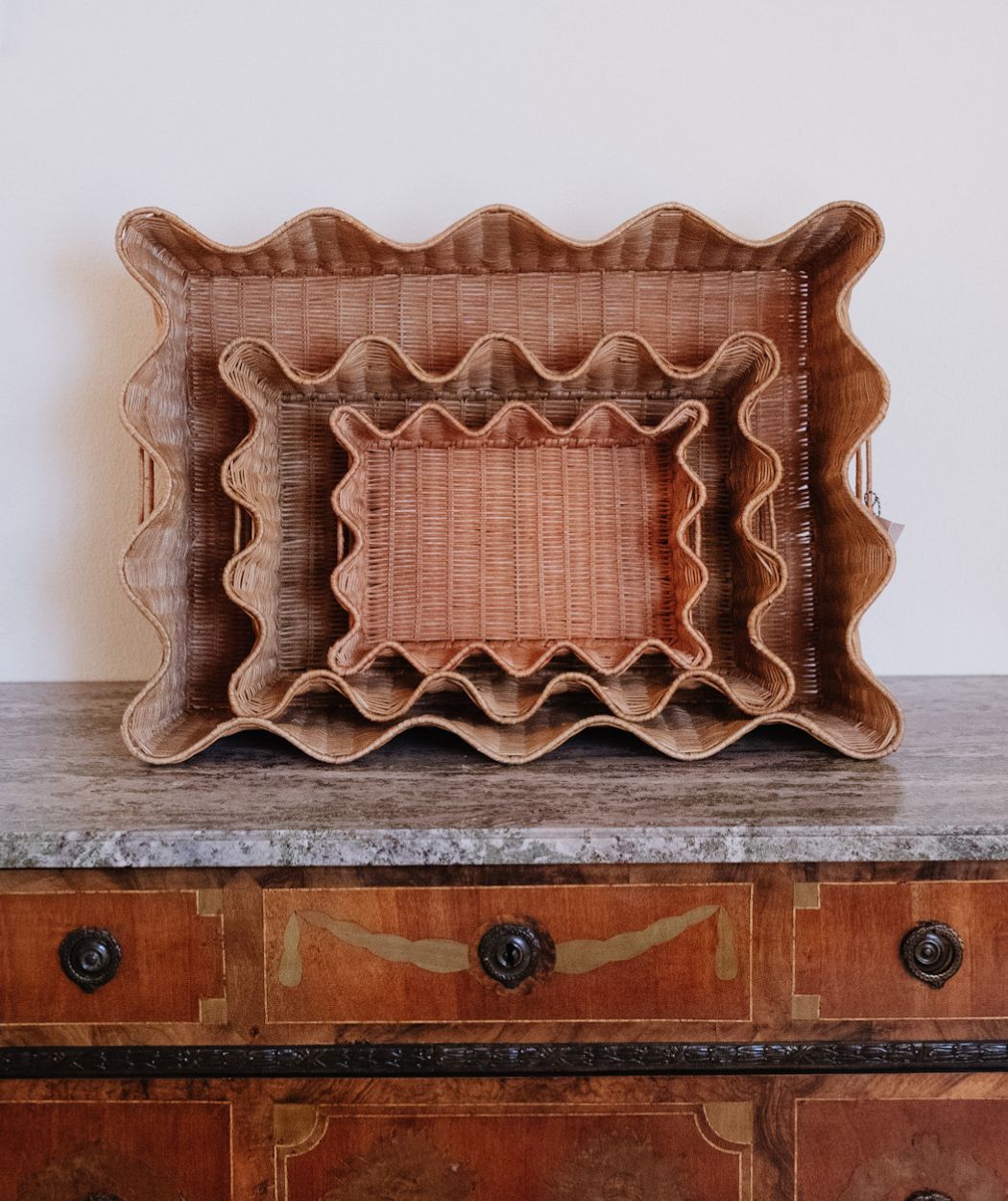 Lille Rattan Bakke - Dark