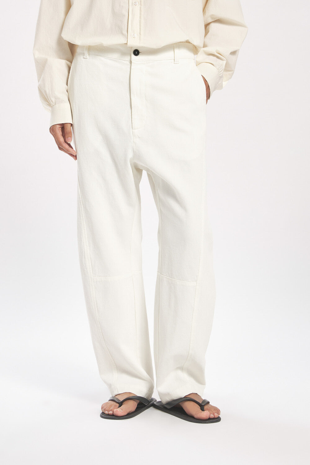 Bukser - Marietta Furian - Ecrù