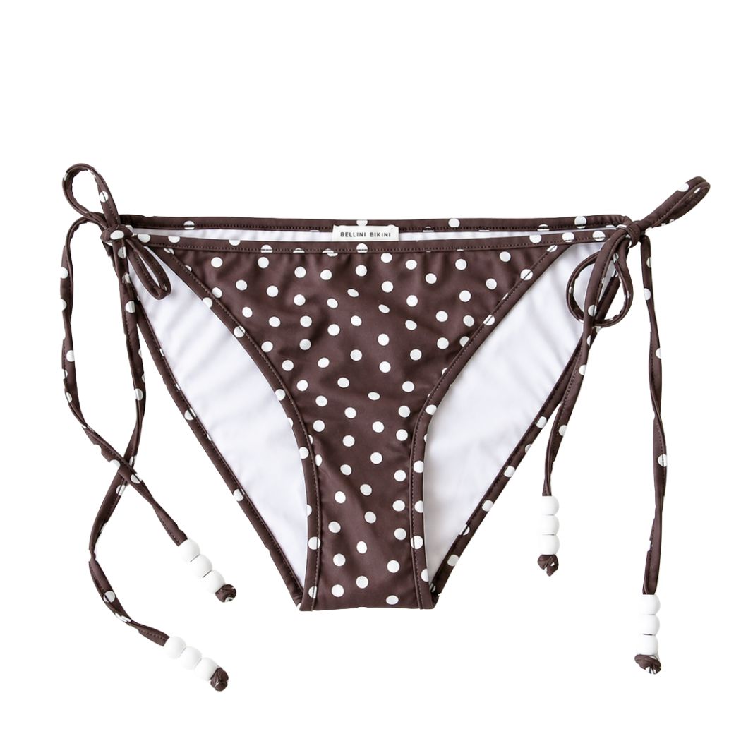 Daphne Bikini Bottom - Brown Dot