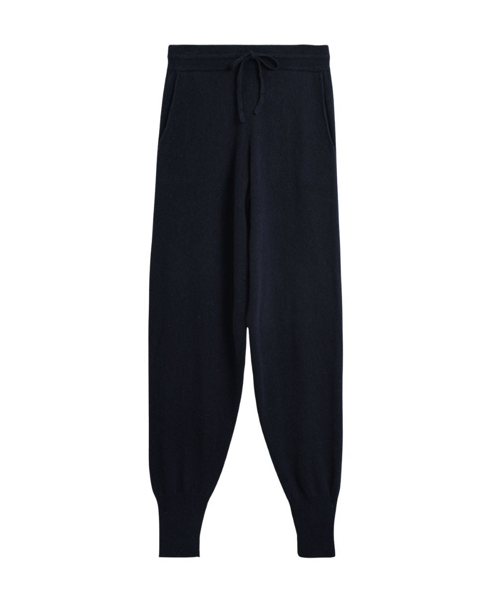 Cashmere Knit Pants - Dark Navy