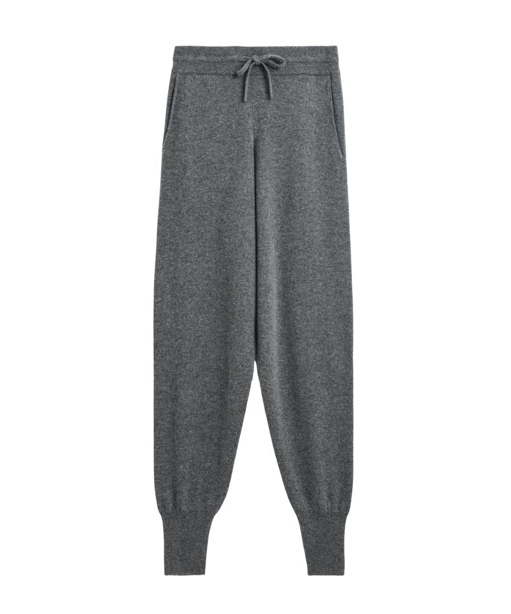 Cashmere Knit Pants - Gray