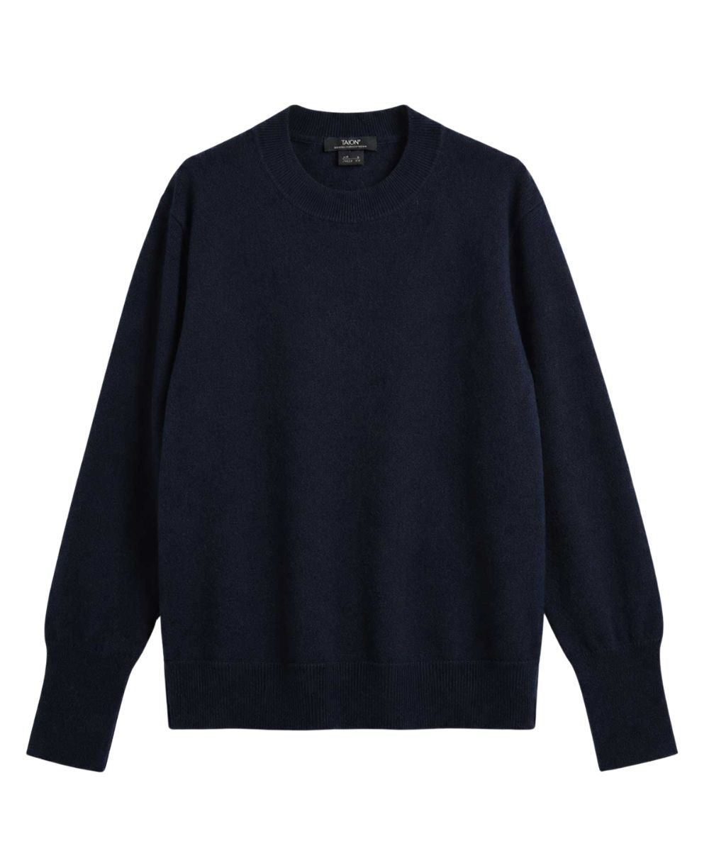 Cashmere Crew Neck Sweater - Dark Navy