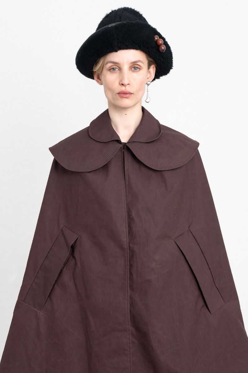 Sheepskin Sun Hat - Black