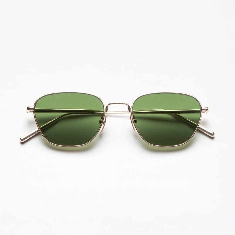 Polygon Sunglasses - Green