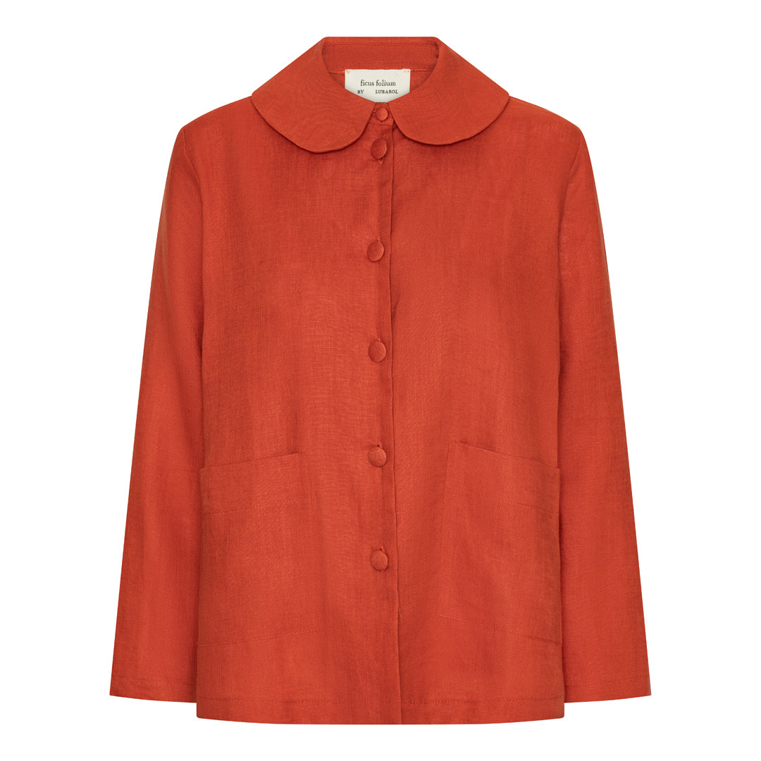 Sophie shirt - Burnt Tomato