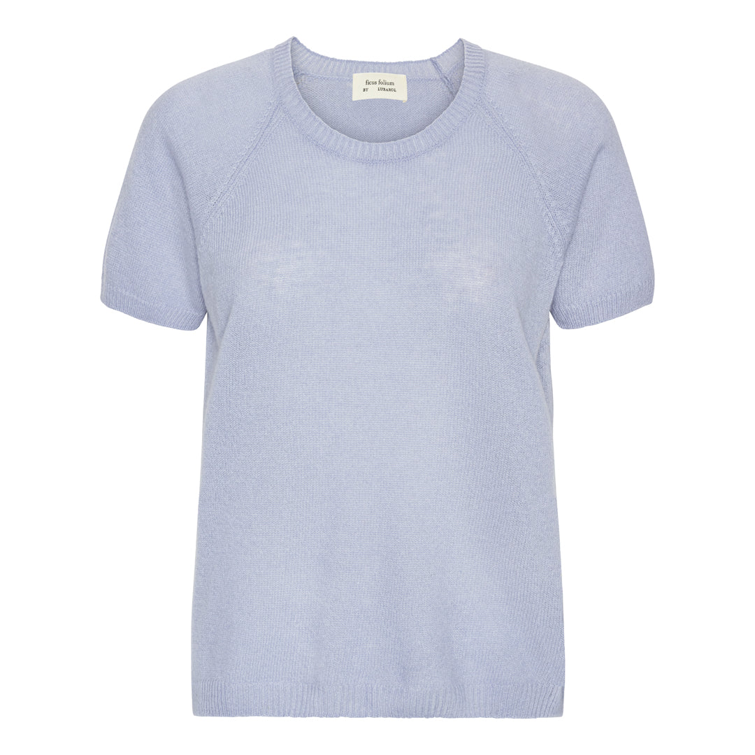 Uma Cashmere T-shirt - Dove Blue