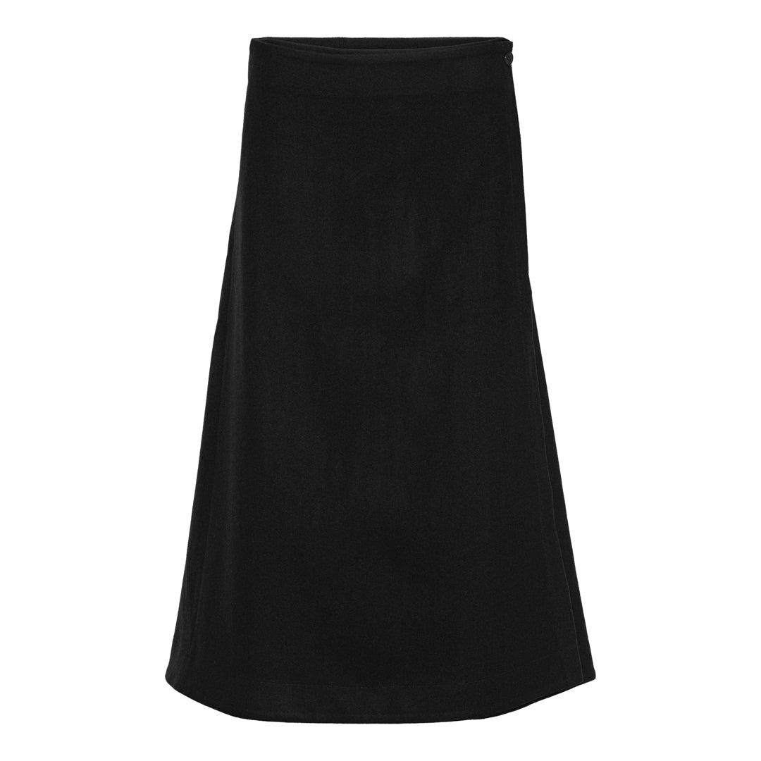 Wrap Skirt - Dark Blue Wool
