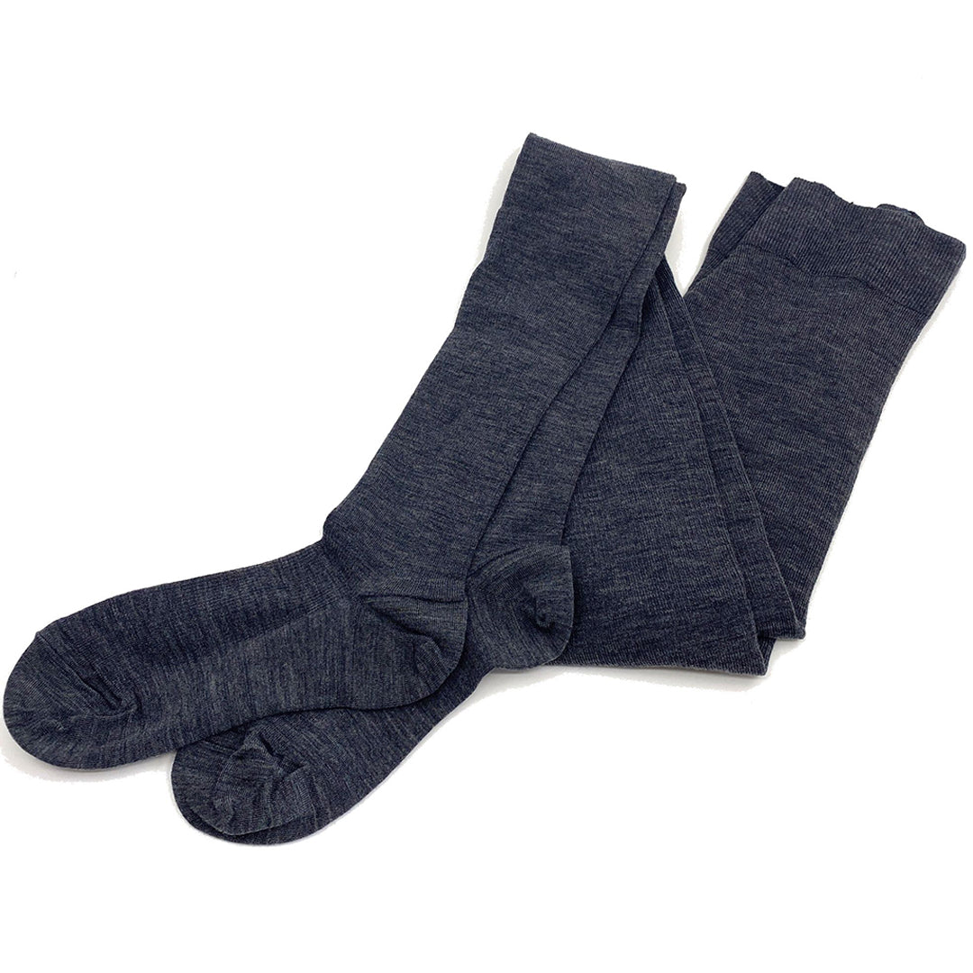 Rib Strømpebukser - Charcoal