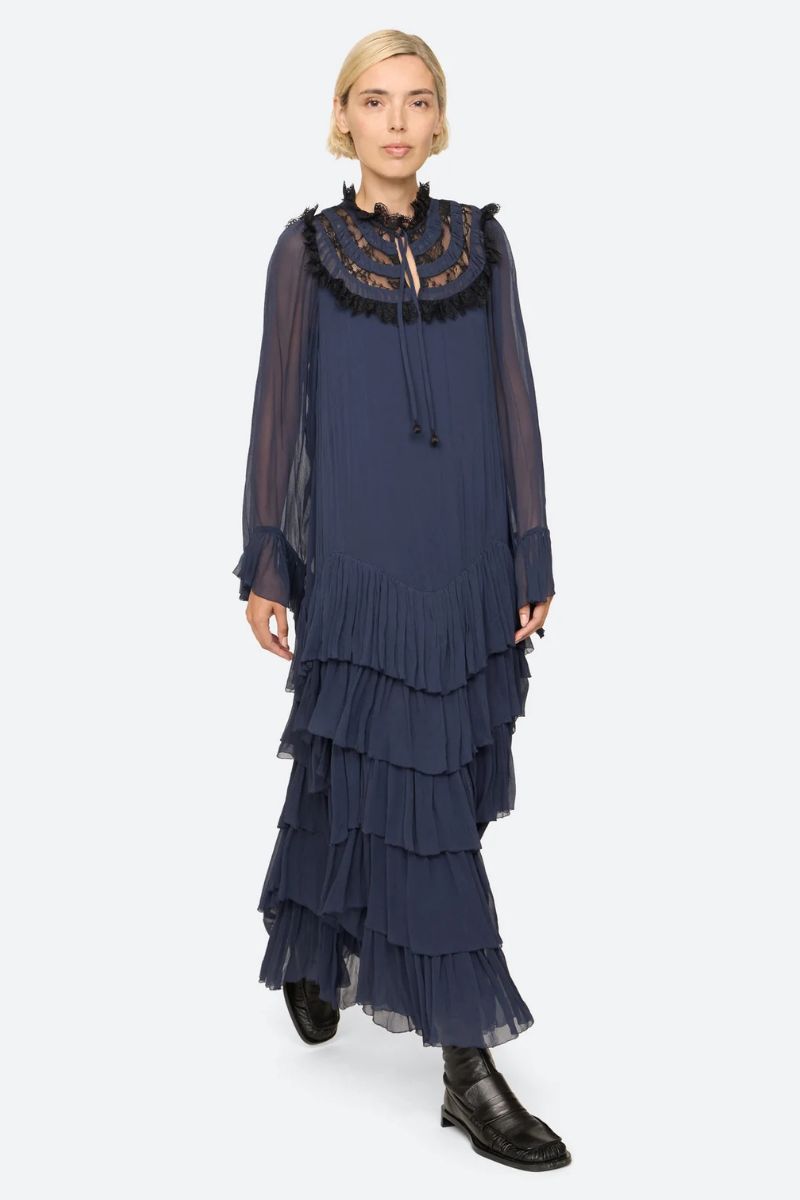 Margaret Maxi Dress - Blue