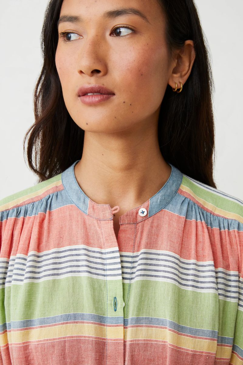 Kjole Maxima N°782 - Sand Stripes Multico