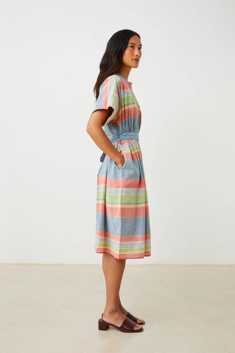 Kjole Maxima N°782 - Sand Stripes Multico