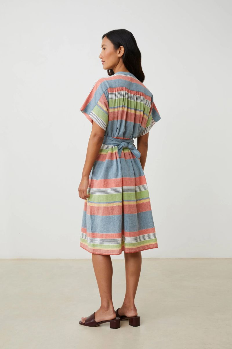 Kjole Maxima N°782 - Sand Stripes Multico