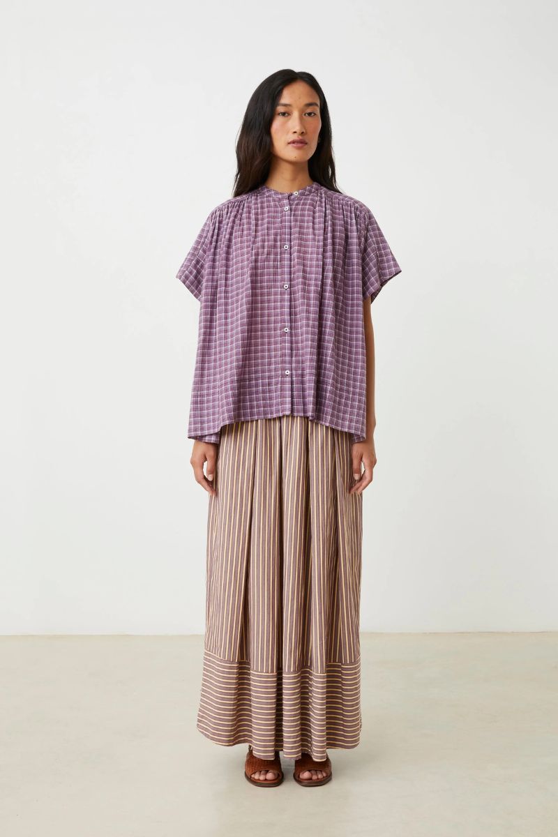 Skjorte Max N°775 Checks - Amethyst