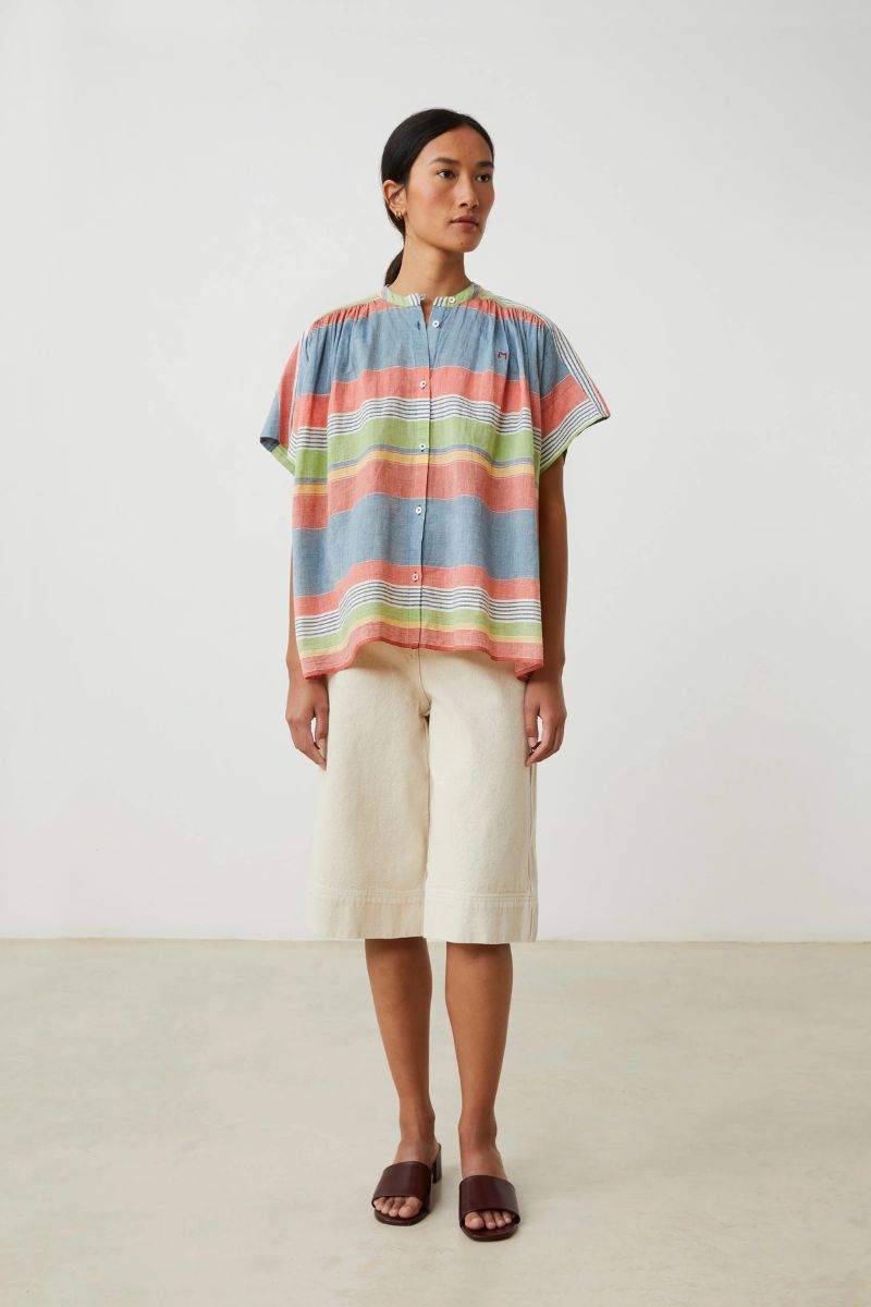 Skjorte Max N°775 Sand Stripes - Multico