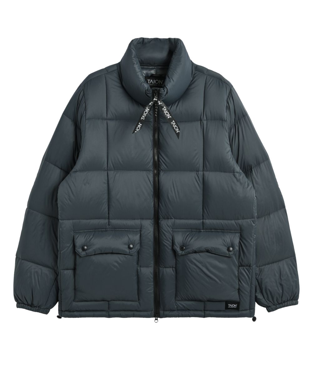 Mountain Packable Volume Down Jacket - Dark Grey
