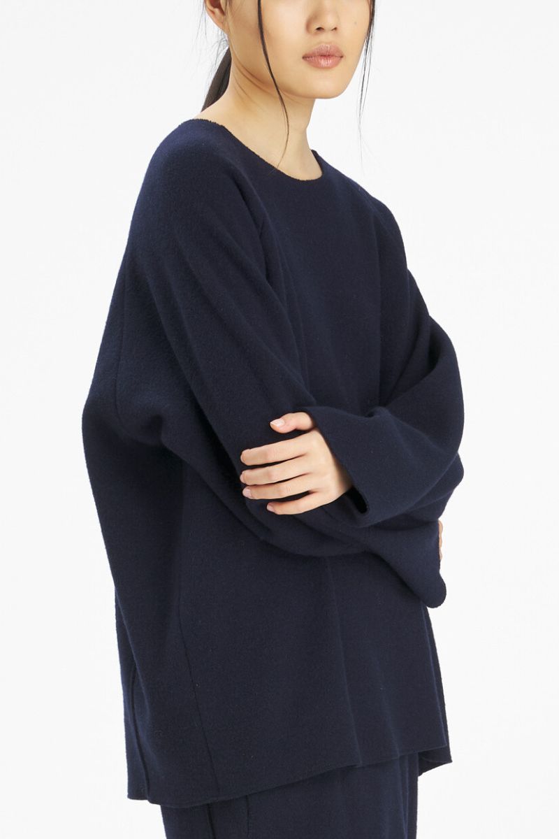 Sweater Emily Woven - Navy