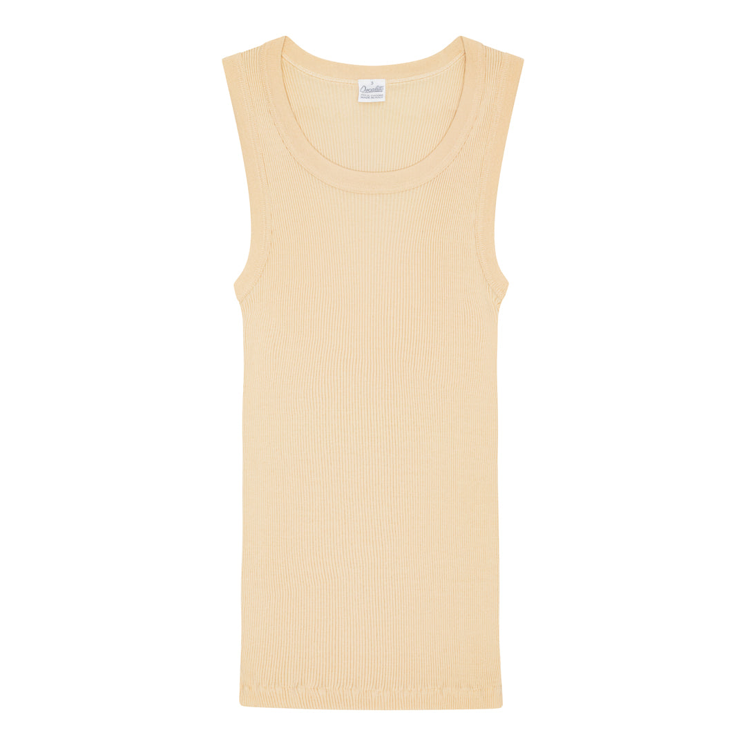 Ribbed Tank Top 7166 - Vanilje