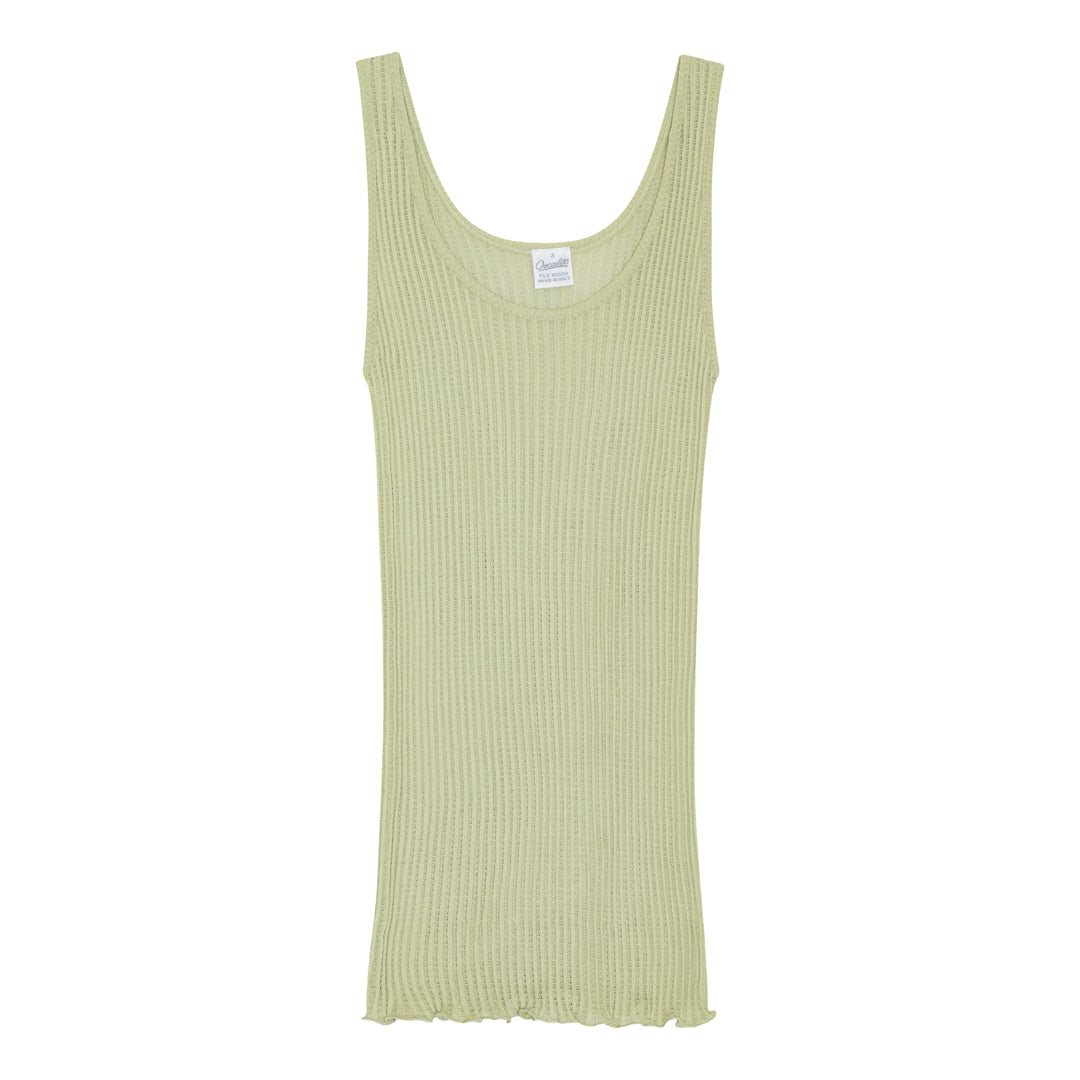 Tank Top Operatino 3112 - Cotton Lisle - Pistachio