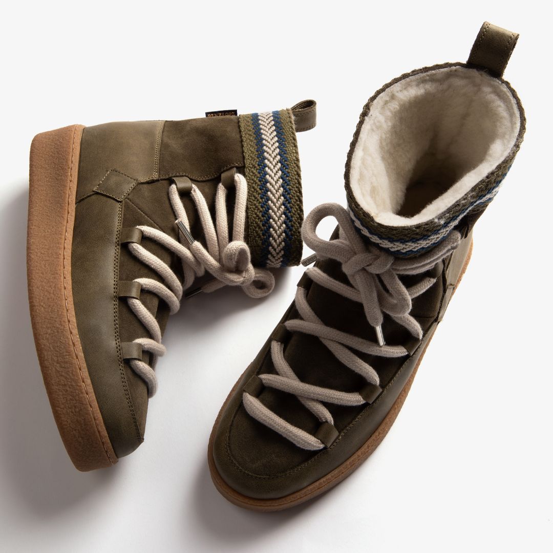 Cosmos Suede Boot - Khaki