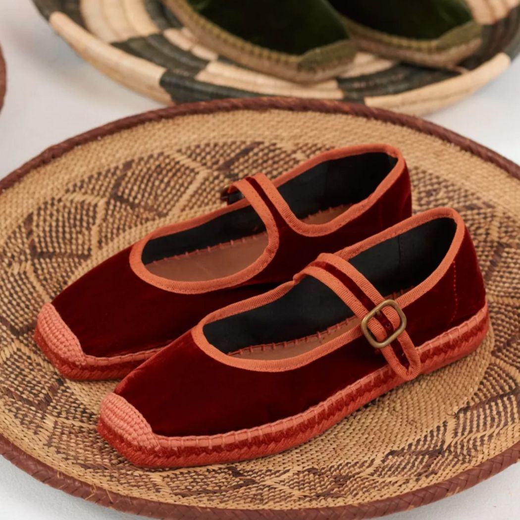 Espadriller - Flora Velvet