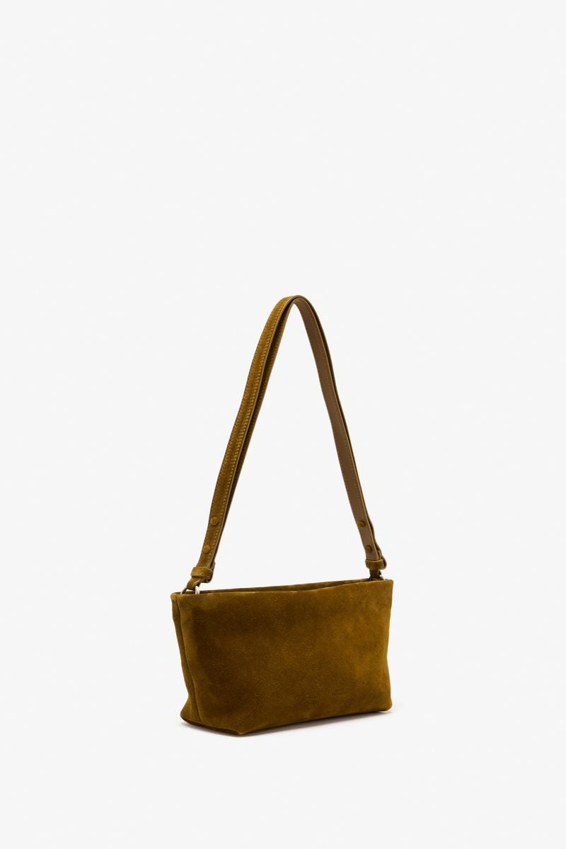 Suede Bond Bag - Fern