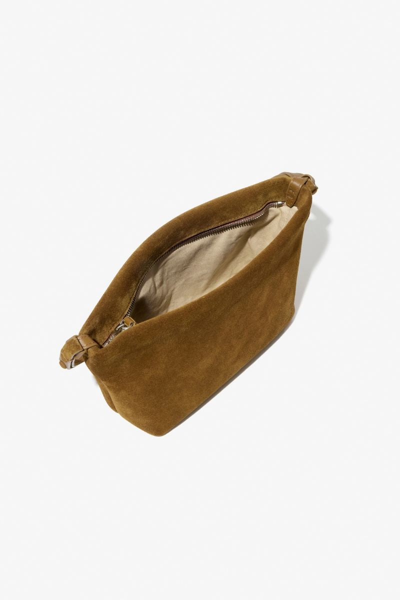 Suede Bond Bag - Fern