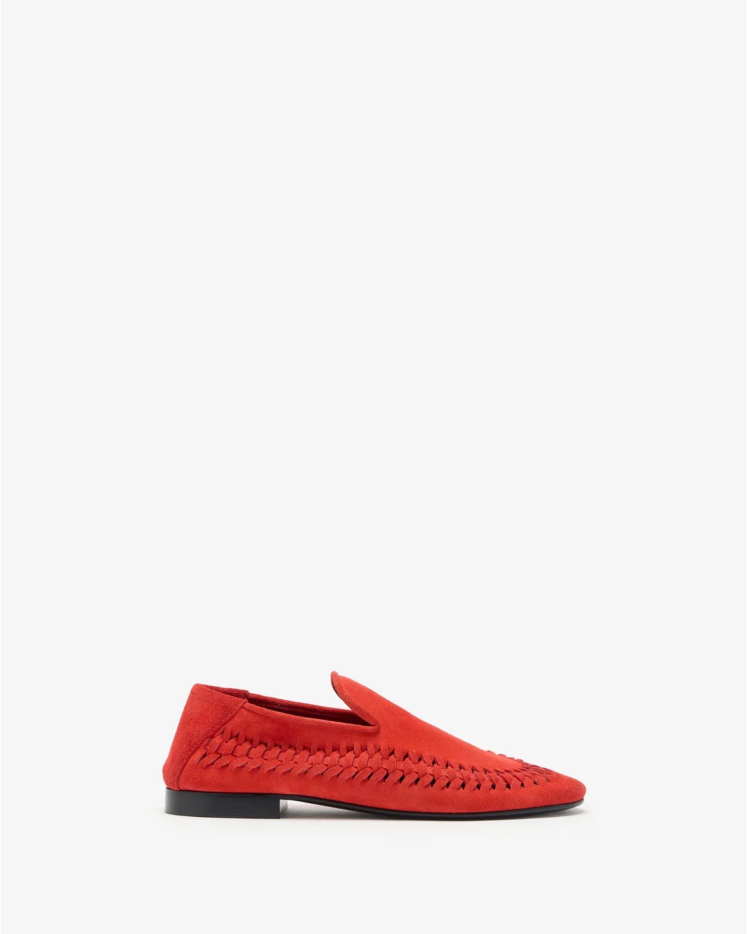 Whip Loafers Calfsuede - Scarlet