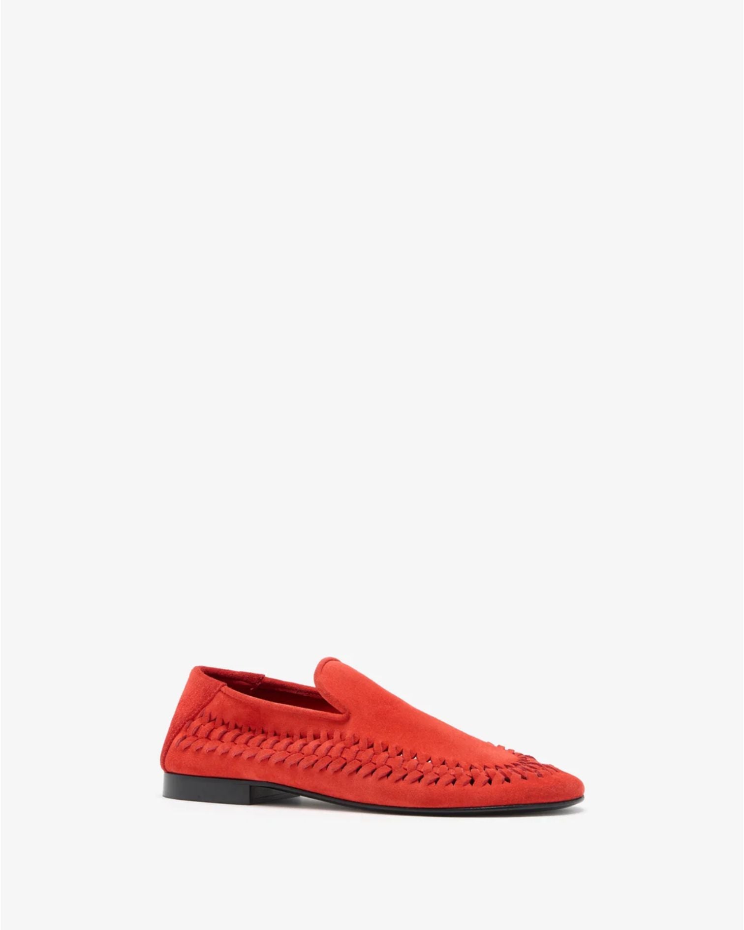 Whip Loafers Calfsuede - Scarlet