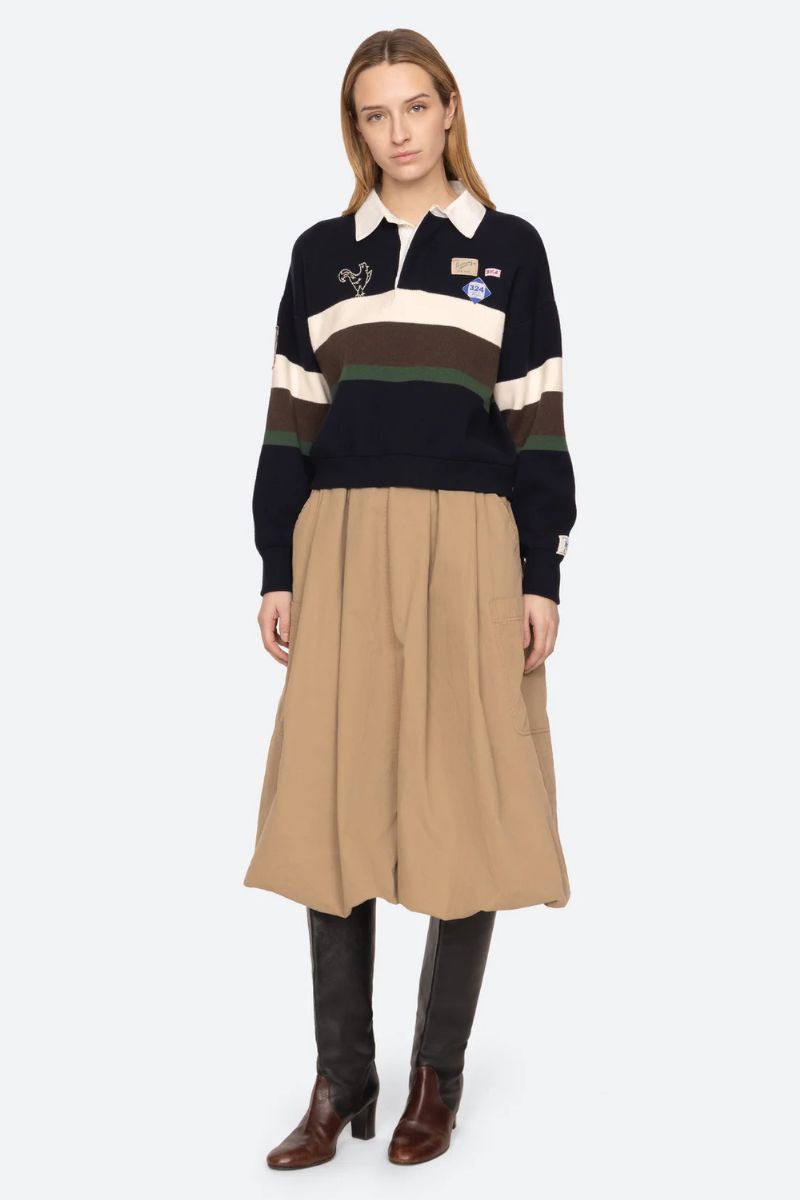 Arthur Varsity Knit Rugby Shirt - Multi