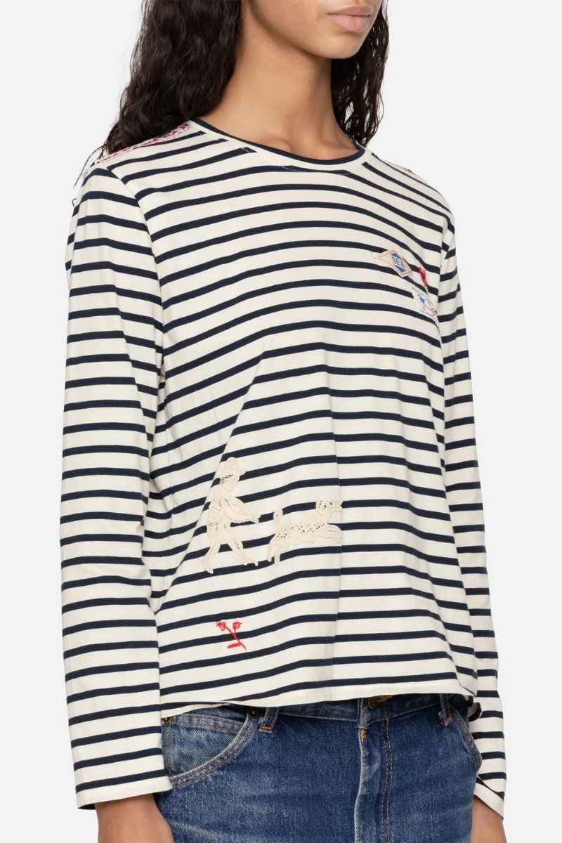 Athena Solid long sleeve t-shirt