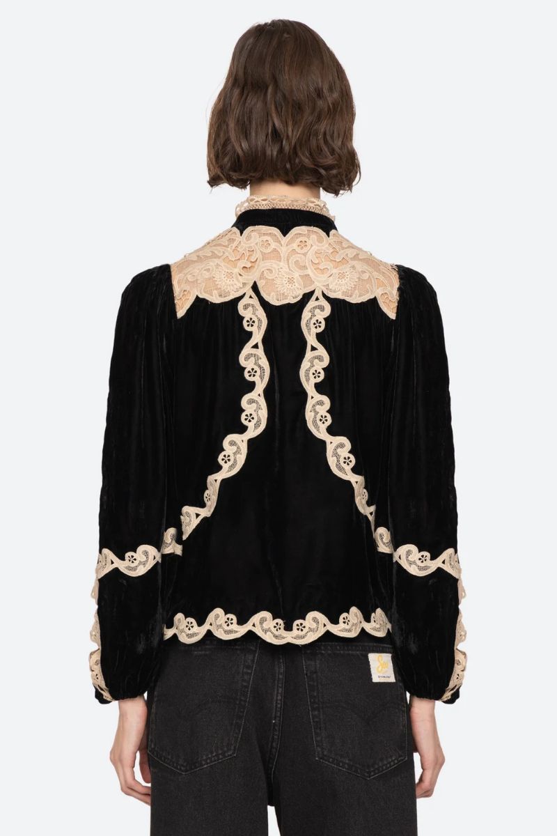 Medina Lace Top - Black