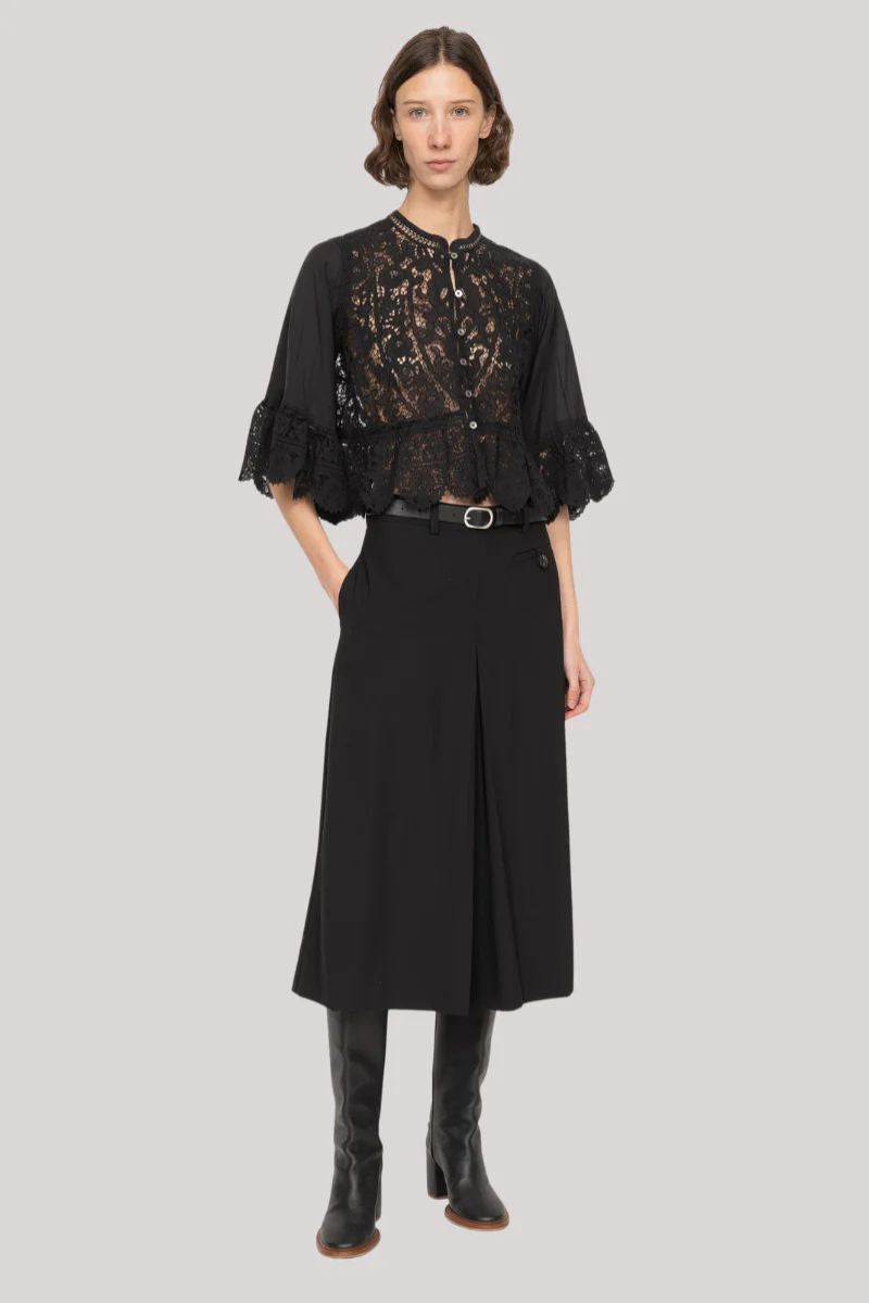 Shanna Lace Top - Black