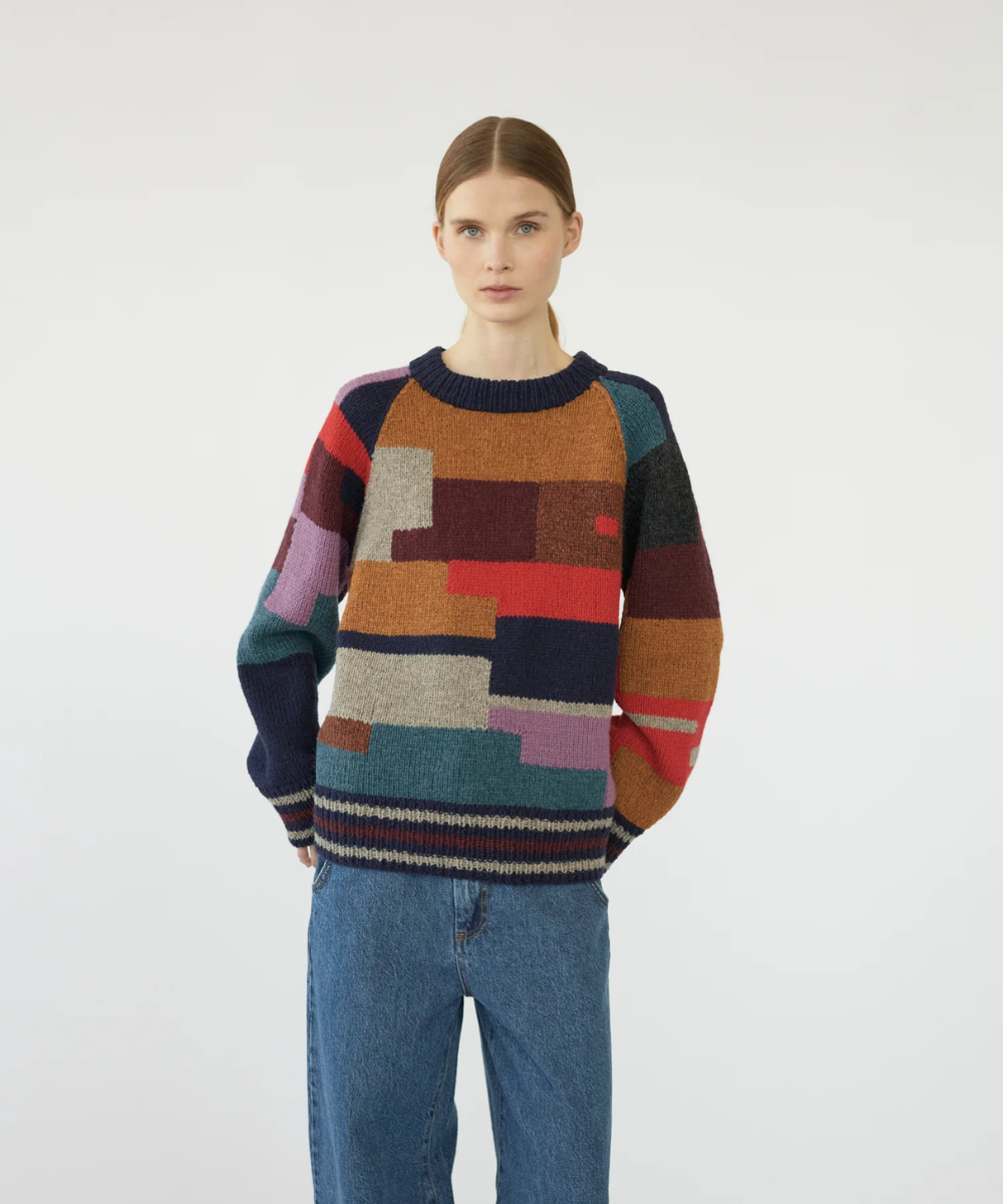 Handknit Shetlands Wool Jumper