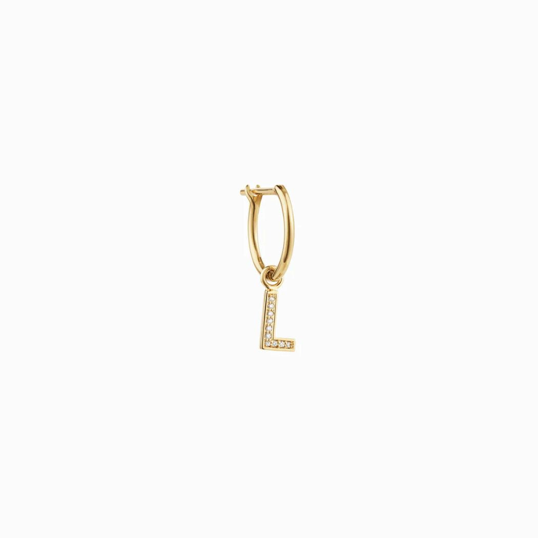 Lettre de Mini L - Earring