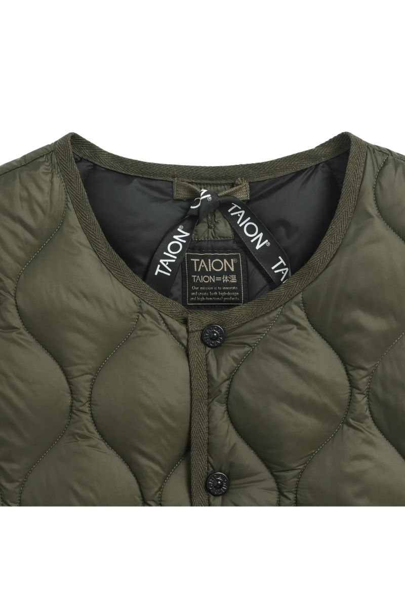 Military Crew Neck Dunvest - Dark Olive