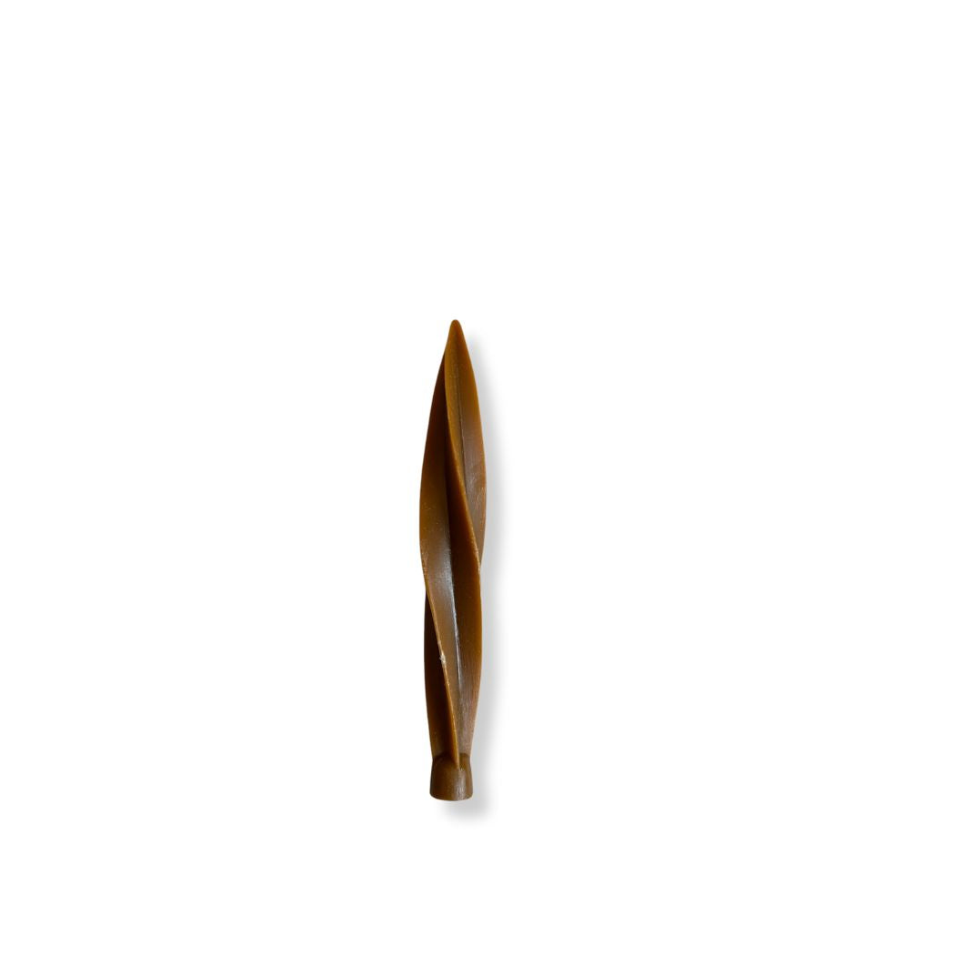 Twisted Large Candle - Brun