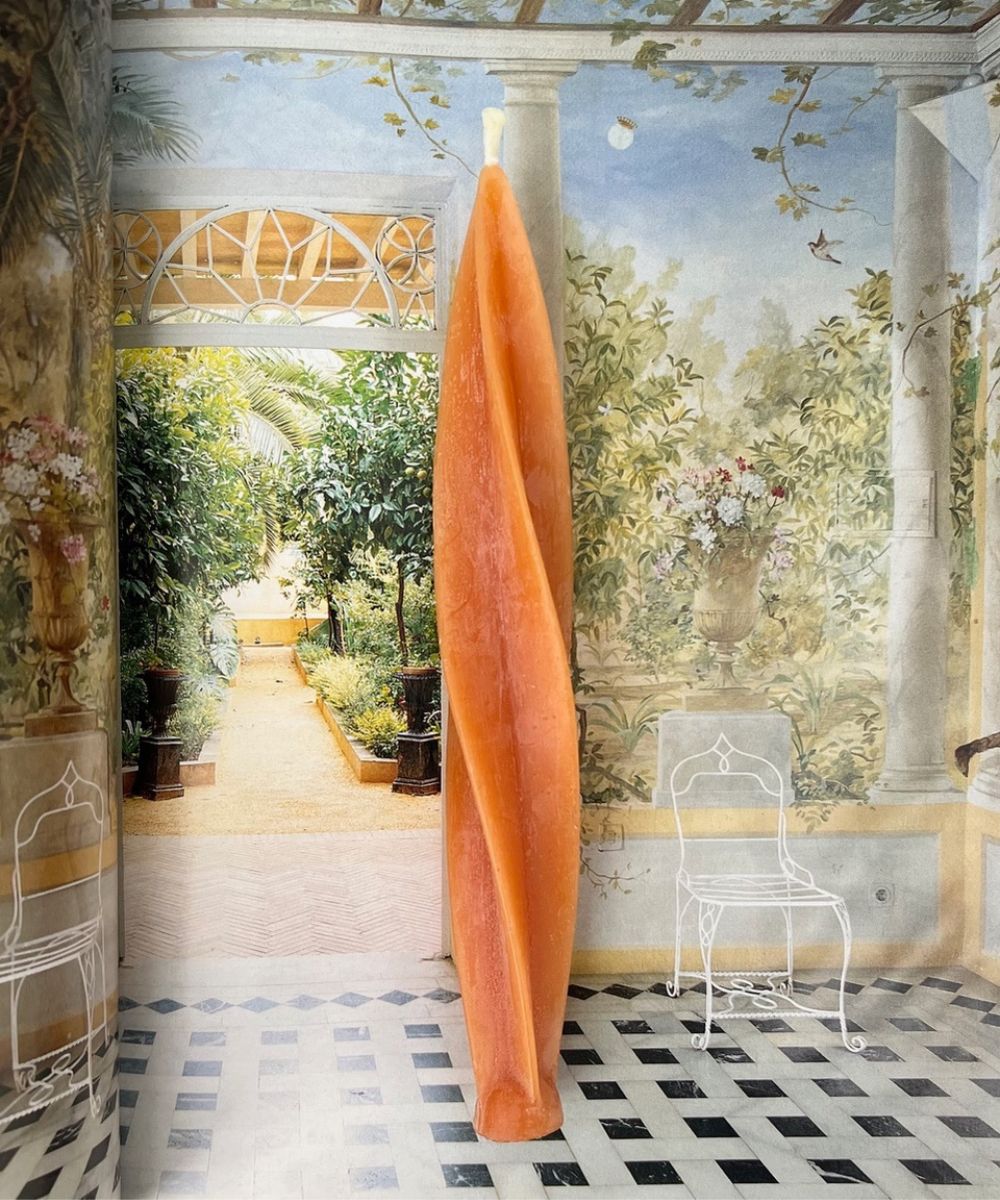 Twisted Candle - Mandarin