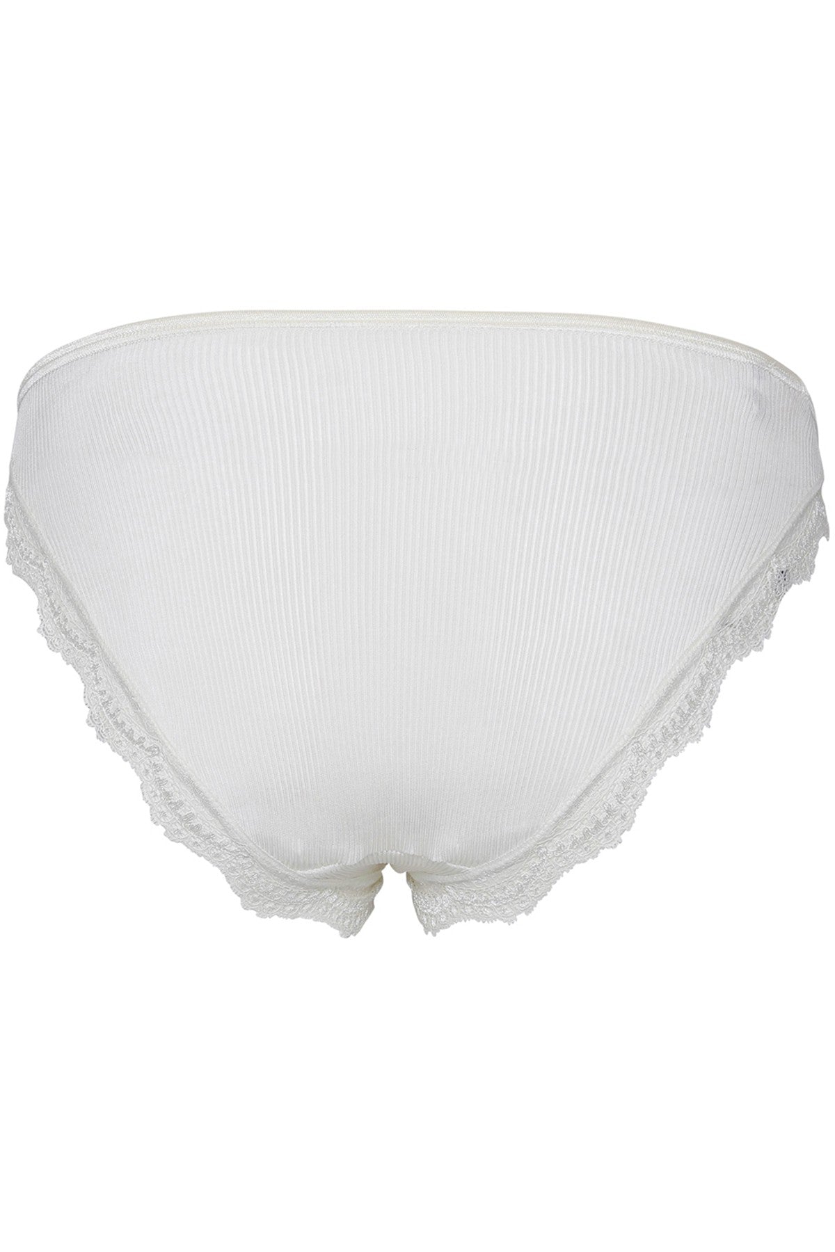 Silk Rib Panties - Ivory