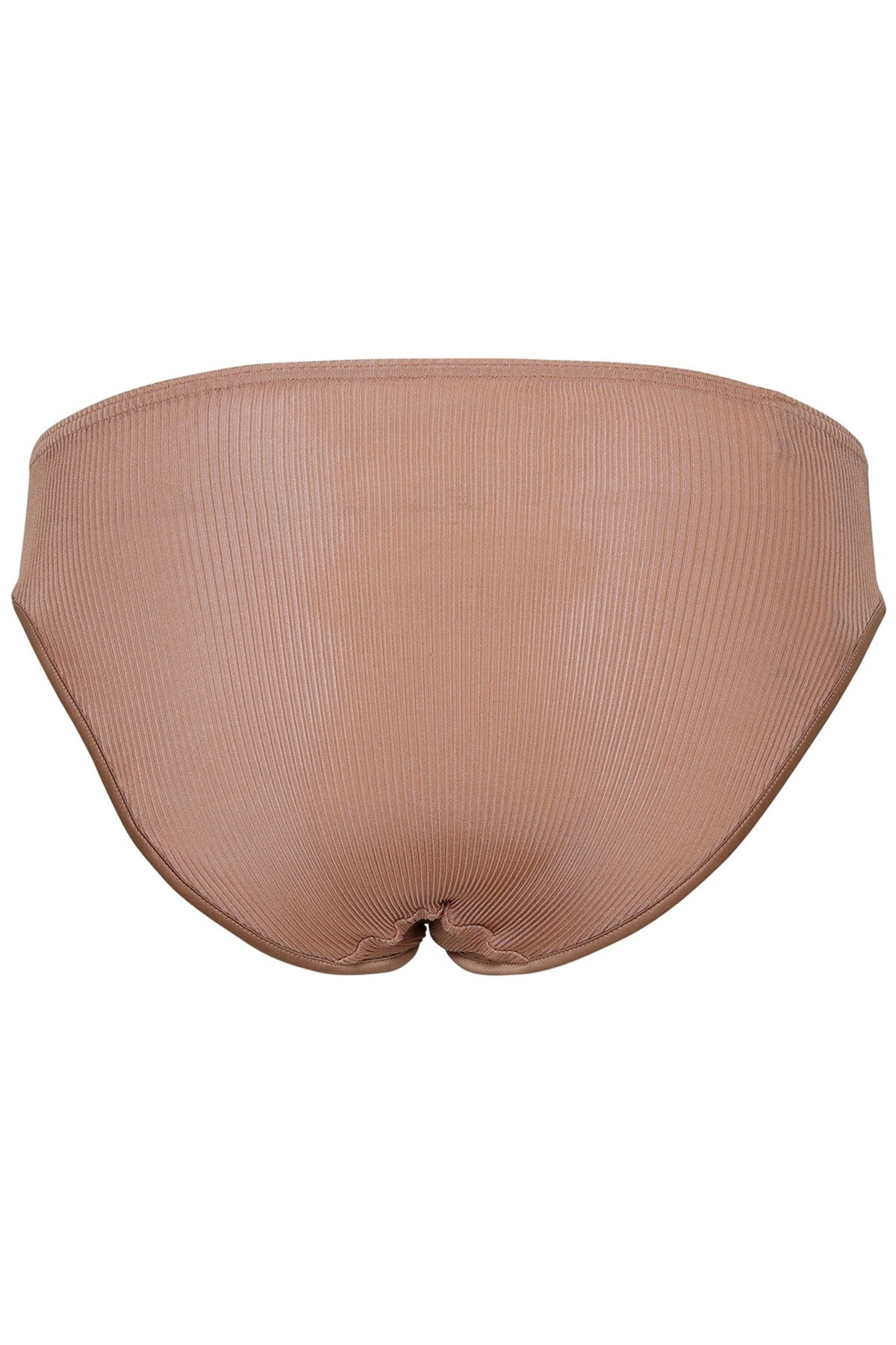 Silk Rib Panties - Caramel