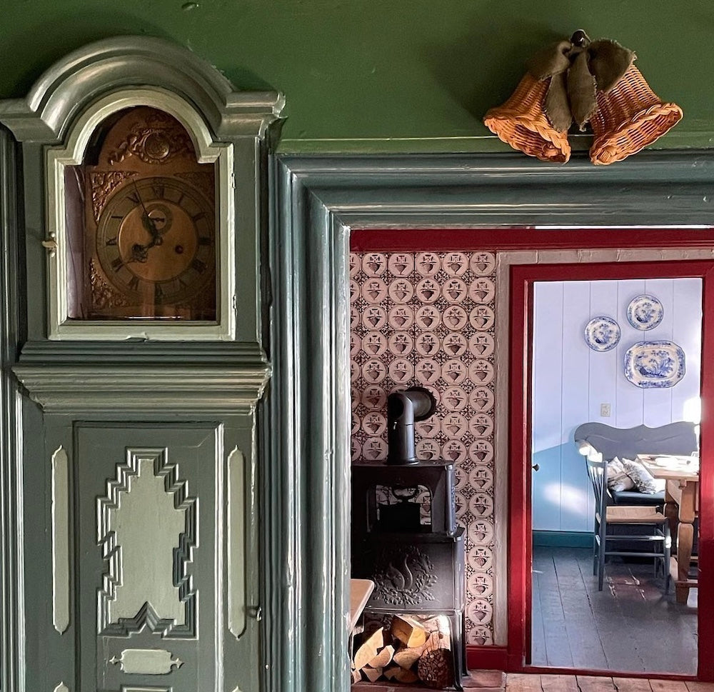 Juleklokke med grøn sløjfe