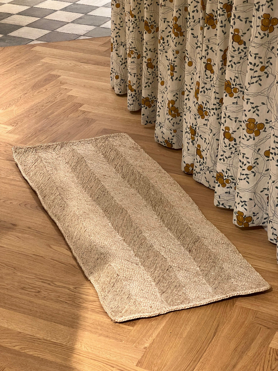 Zig-Zag Tæppe-Natur