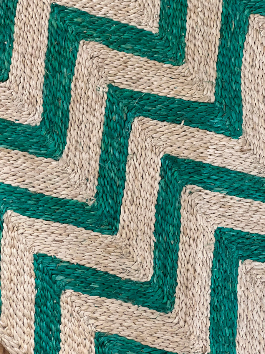 Zig-Zag Carpet - Green