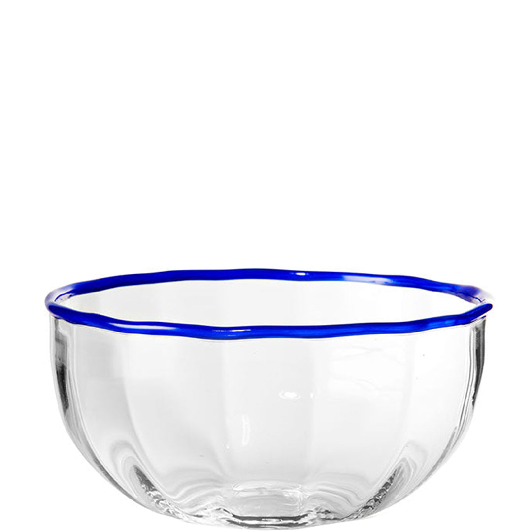 Peter Glass Bowl - Sapphire