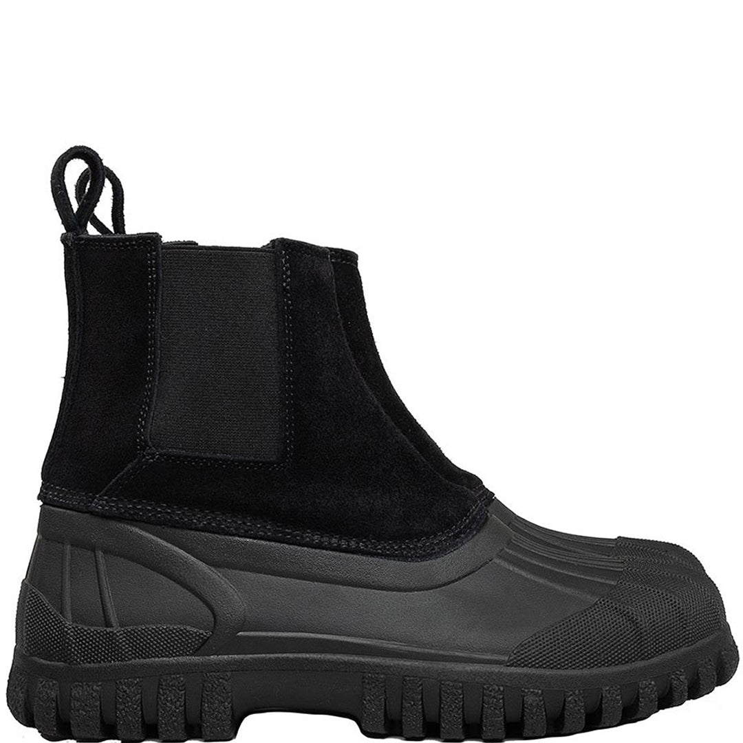 Balbi Boots - Black Suede with Shearling 
