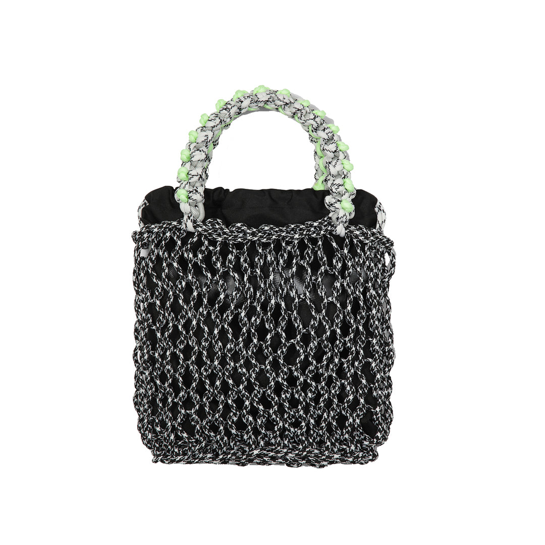Daisy Mesh Taske - Monochrome
