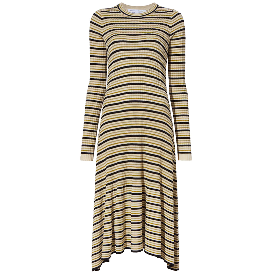 Stripe Knit Dress - Cream Multi 