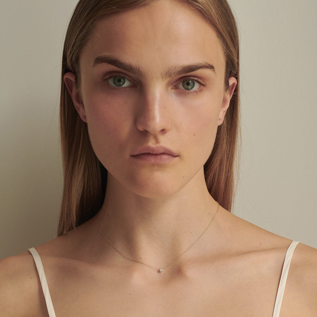 Diamant Simple Halskæde