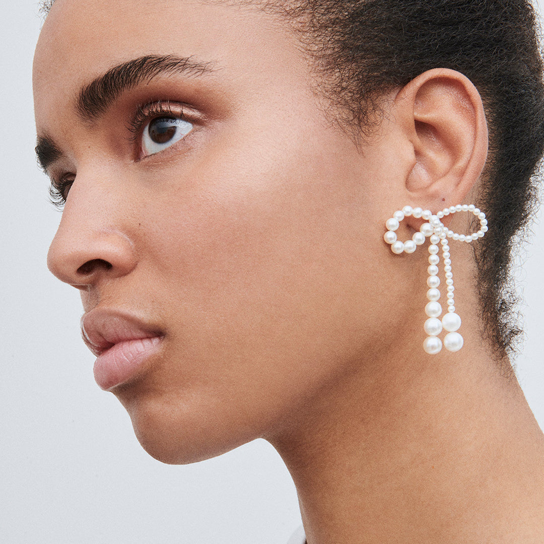 Grande Rosette de Perles Ørering